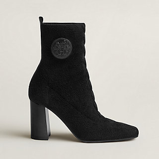 ショートブーツ 《ジェナ》 90 - ブラック | Hermès - エルメス-公式サイト